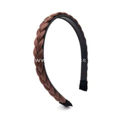 Synthetic Simulation Twist Braid Wig Hair Accessories Headbands For Black Women