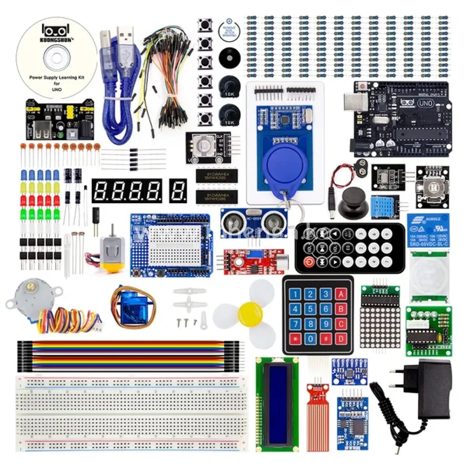 The Most Completer Starter Kit Uno R3 Project Starter Kit Compatible With Arduino Ide
