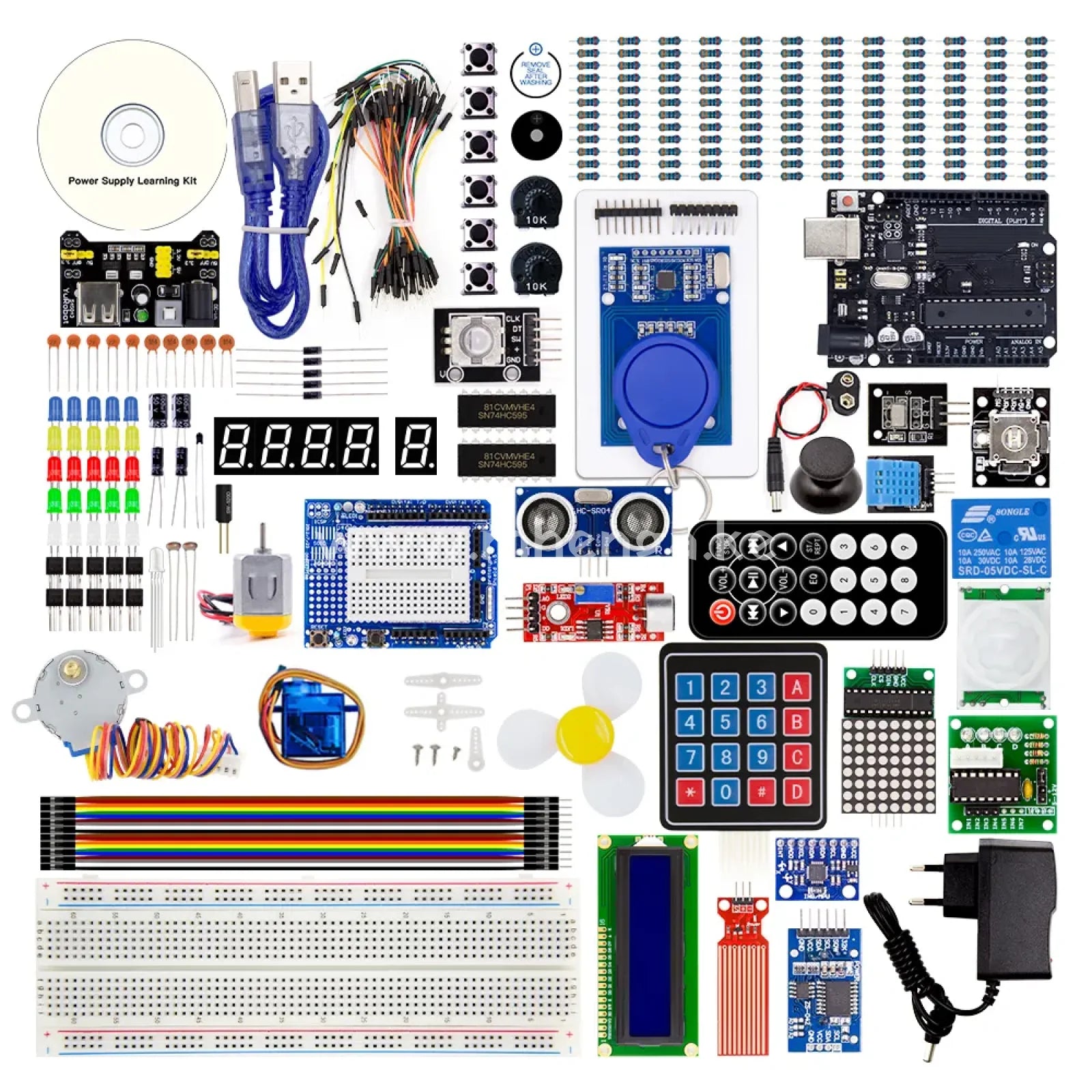 The Most Completer Starter Kit Uno R3 Project Starter Kit Compatible With Arduino Ide