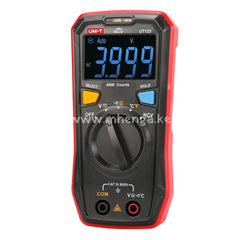 Uni-T Auto Ranging Digital Multimeter Ut123 Home Measuring Tools 4000 Counts Volt Meter For Ac/Dc