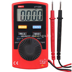 Uni-T Ut120A Mini Digital Multimeter Pocket Size Stype Frequency Diode Auto Range Multi-Meter Easy