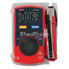Uni-T Ut120A Mini Digital Multimeter Pocket Size Stype Frequency Diode Auto Range Multi-Meter Easy