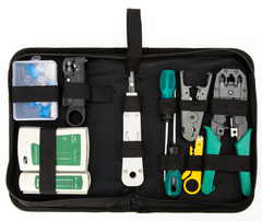 Networking ToolKit Professional, Network Cable Repair Set Cat6 Rj45 Crimp Tool Connectors Cable Tester Network Toolkit Stripping Pliers Wire Crimper