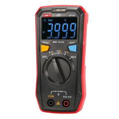 UNI-T Auto Ranging Digital Multimeter UT123 Home Measuring Tools 4000 Counts Volt Meter for AC/DC Volt Resistance Temperature Tester