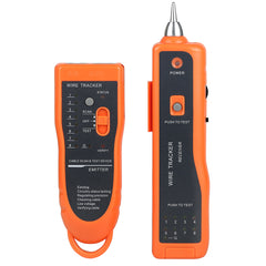 Cable Tester RJ45 RJ11 Cable Tracker Line Finder Multifunction Wire Tracker Ethernet LAN Network Cat5 Cat6 with Headphone for Cable Collation, Cable Tracer