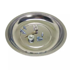 Magnetic Tray Tool Holder Magnetic Bowl 4" Inch, Ideal At Garage, Home, Bolts, Nuts, Small Parts (4"Inch Magnetic Bowl 1Pc)