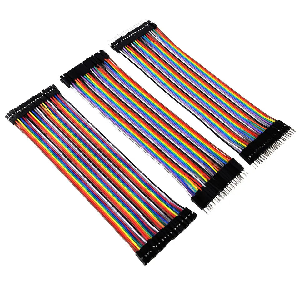 40pcs 40pin Pin Mm Hole Breadboard Dupont 40p Line 20cm Jumper Arduino Cable Male To Female Connecteur Wire Harness