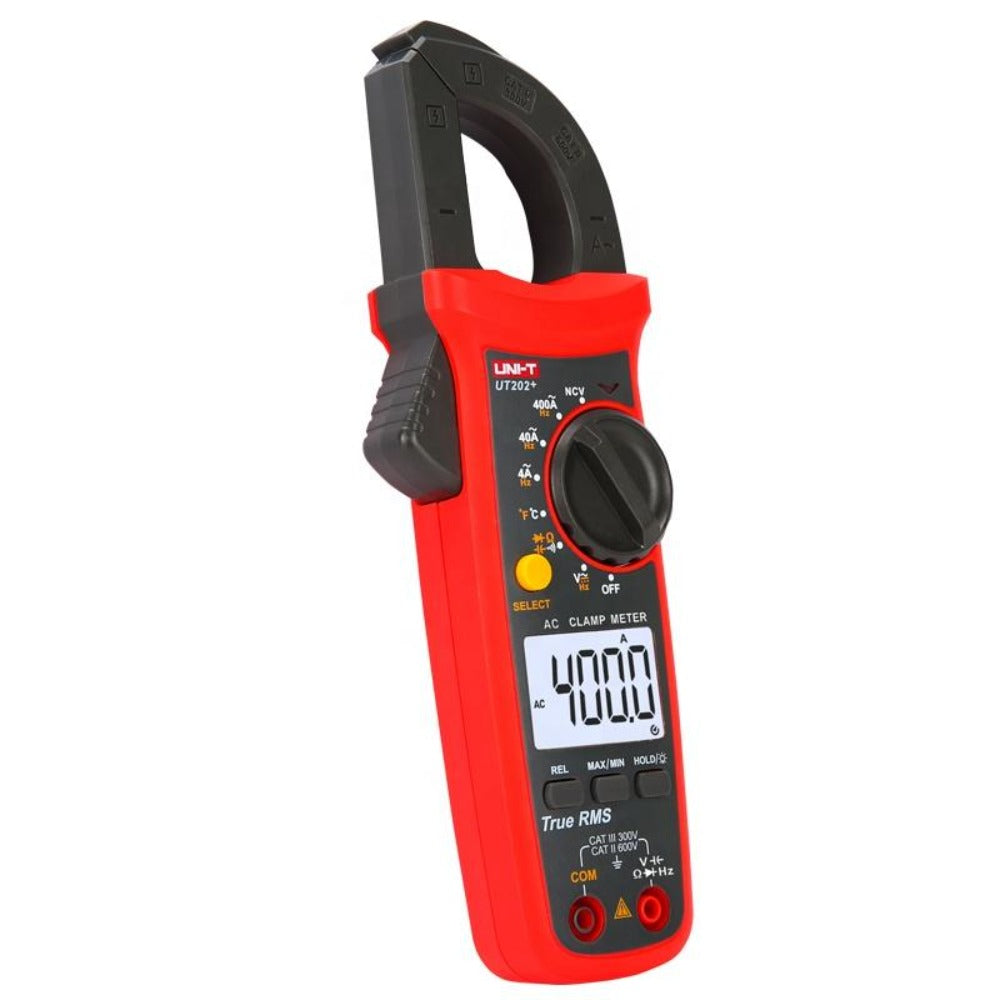 UNI-T UT202+ Portable Multimeter Automatic Range True RMS Clamp Meter with LCD Display