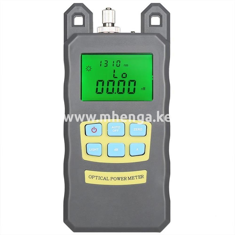Comptyco Aua-70A Optical Power Meter Fiber Tester Light Decay Loss Test Send Fc / Sc Adapter Gray