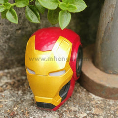 Gfday Wireless The Avengers Marvel Iron Man Helmet Bluetooth Speaker With Light Up Led