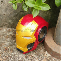 Gfday Wireless The Avengers Marvel Iron Man Helmet Bluetooth Speaker With Light Up Led